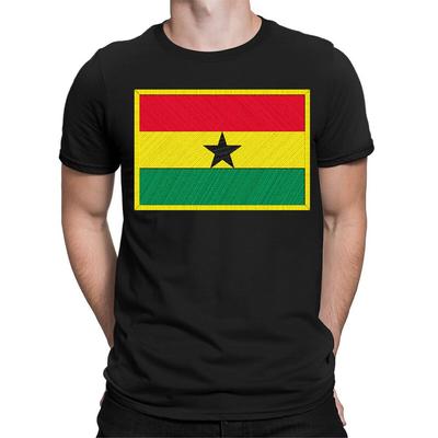 Ghana Supporters Country Flag Day World Cup Football Mens Womens T-Shirts #GVE6