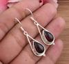Solid 925 Sterling Silver Garnet Gemstone Dangle Drop Earrings Women Birthstone Gift Earrings Gift For Mom