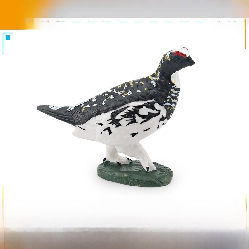 Modèles d'oiseaux réalistes PVC Collection Décoration de jardin Avec Pie Perroquets Et Hibou Figurines d'animaux Pour l'aménagement paysager et la décoration de la maison