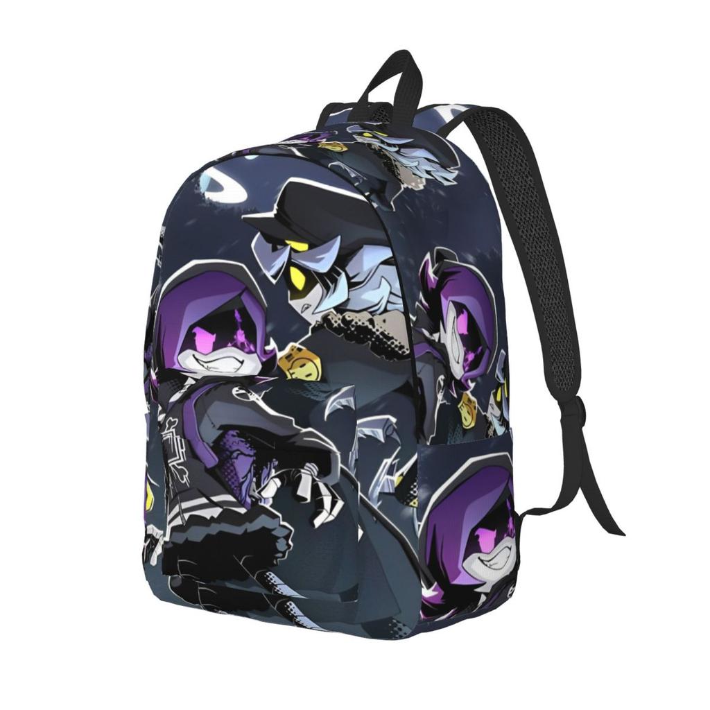 Murder Drones Horror Anime Rucksack für Männer Frauen Cyn J und N Teenager Schüler Business Tagesrucksack Laptop Canvas Taschen Outdoor