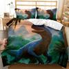 3D Print Dinosaur Jurassic Age Tyrannosaurus Rex Comfortable Duvet Quilt Cover Pillowcase Bedding Set Decoration Home Textile
