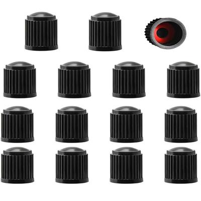 Resin Air Valve Caps for Bicycles, Cars, Motorcycles, Trucks, Black Tire Valve Caps with