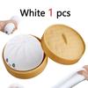 Stress Relief Steamed Bun Toy Portable Travel Slow Rising Smiling Bun Sensory Toy Kids Adults Soft Stress Toy
