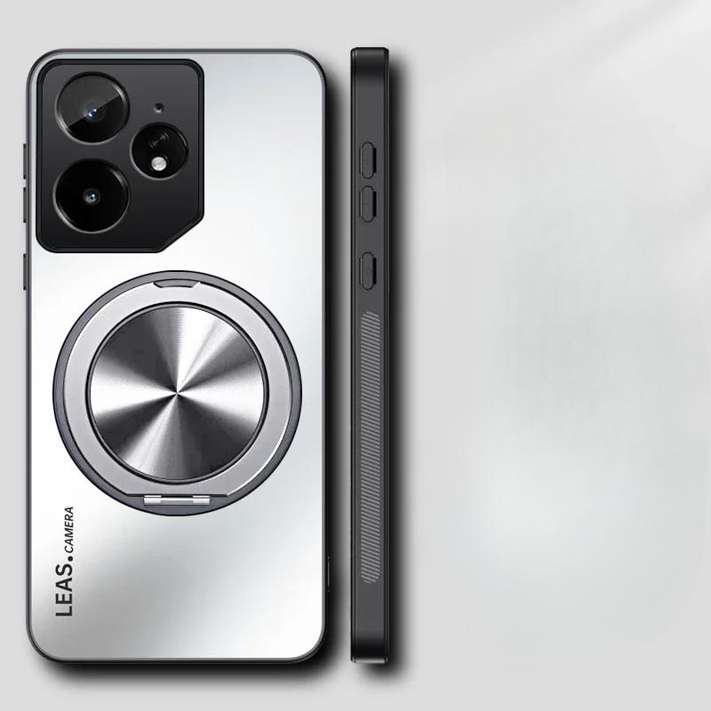 Case For Realme Neo 7 GT7 Pro GT 6T Neo 6 SE Luxury AG Matte Ring Magnetic Back Cover For Realme Neo7 GT 7Pro Shockproof Bumper
