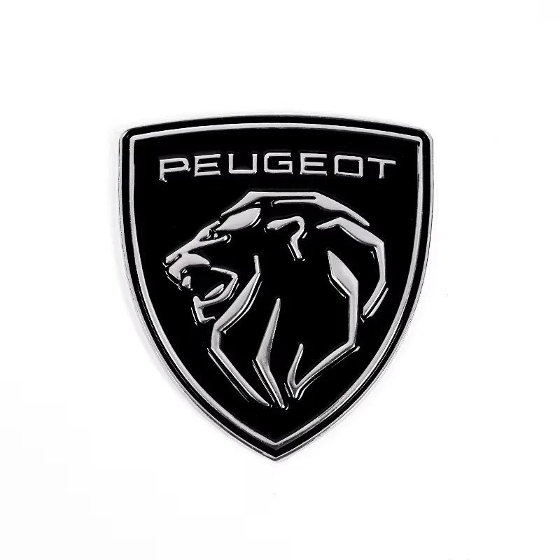 For Peugeot 408 4008 308 3008 Rifter 5008 508 2008 208 301 RCZ 407 Car 3D Metal Badges Trunk Body Window Side Decoration Sticker