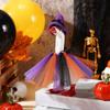 Süßes verstellbares Veranda-Gans-Kostüm Handgehäkelt mit Hut Halloween-Gans-Dekoration Bunte Weihnachts-Enten-Outfits Hof Veranda