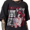 2026 New Hot Sale Elfen Lied Nyu Lucy Bandage Print T Shirt Men Women Harajuku T-shirt Print Crew Neck Short Sleeve Lightweight Casual T Shirt