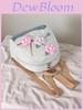 New Chinese Style Canvas Backpack With Embroidery And Floral Design For Youth Daily Use