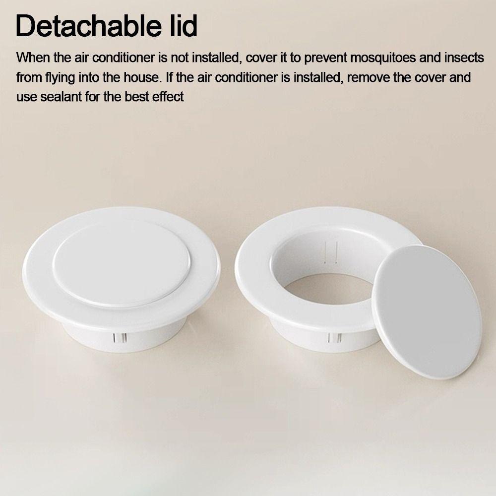 Plastic Wall Decorative Cover Split Type Wall Hole Duct Cover Cable Passage