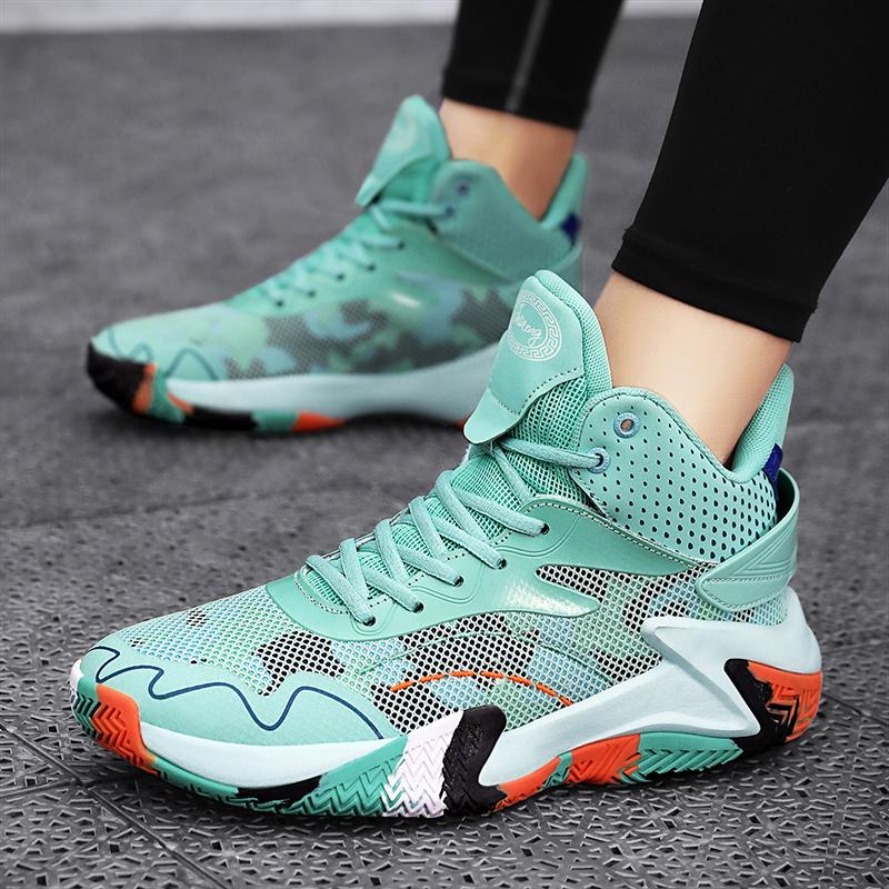 Tide Men's Basketball Boots Hightop Sports Running Shoes Male Students Hiking Travel Sneakers