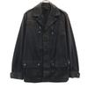 FRENCH ARMY F2 Post-dye Military Jacket Black Men's Used