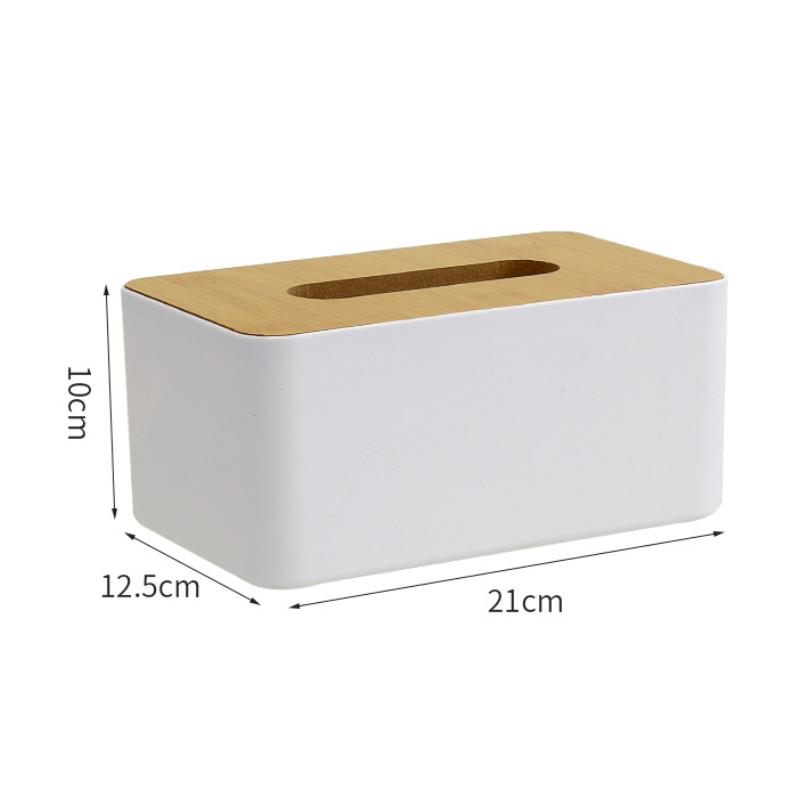 Modern Tissue Desktop Simple And Drawer Home Restaurant Napkin Tube Tea Table Remote Control With Separate Storage Box