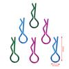 10Pcs Stainless Steel Body Clips R Pin Shell For Redcat Hsp 1/10 Rc Car Parts