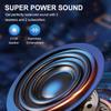 5000W Bluetooth-luidspreker met microfoon Dubbele subwoofer Diepe bas Lichten Draagbare subwoofer Draadloze kolom Feest Boombox