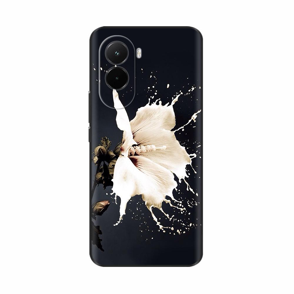 Weiche Hülle für Xiaomi Poco M7 4G Luxuriöser Druck-Rückdeckel für PocoM7 M7 Silikon-Stoßfänger Schutz Stoßfest Capa pocom7 4G Coque