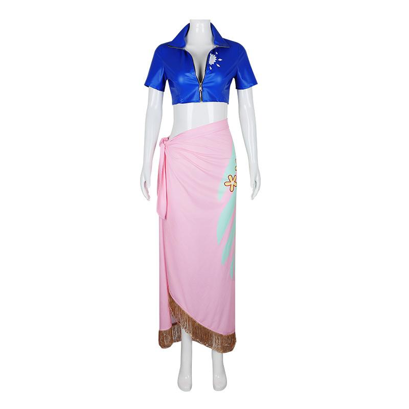 Cos Costume, Straw Hat Pirates Nicole Robin Cosplay Anime Costume Halloween
