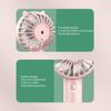 Handheld Small Fan with 3 Speed Settings Strong Airflow Low Noise USB Rechargeable Battery Operated Pocket Fan