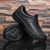 Kokkesko for menn Sklisikre Lettvekts Loafers Vanntette og Flekkbestandige Sneakers for Menn Kunstlær Arbeidssko