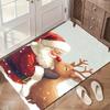 Jolly Santa Claus  (1) Office Carpets Suitable for Living Rooms Bedrooms Offices and Kitchens a Gift for Modern Home Decor