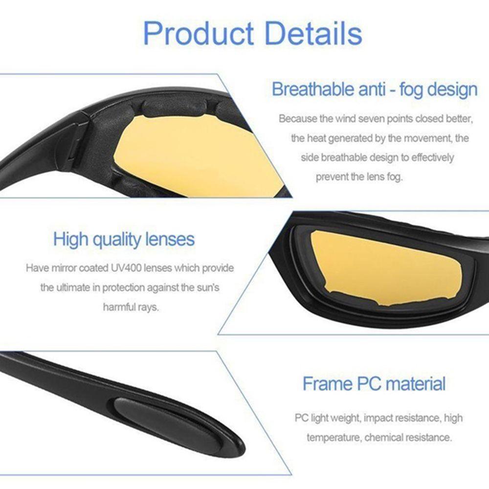 Outdoor Sport Dustproof Cool Motorcycle Riding Glasses Scooter Sunglasses Protective Gears Goggles