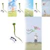 Polyester Triangular Kite With Glass Fiber Frame For Outdoor Flying And Gift Giving