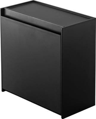 Yamazaki Magnetic Instant Stick Holder Black Tower Can Be Placed Next To the Refrigerator or Tea Dispenser 5769 Approx. W17XD8.7~15XH17.2cm