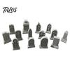 Realistic Cemetery Decor 14 Pcs Mini Tombstone Model, 3D Printed Miniature Gravestone Scenery Model Landscape Building Supplies Props for Tabletop