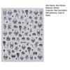 1 Sheet Halloween Spider Nail Art Sticker Waterproof Self-adhesive Gothic Spooky Spiderweb Women Fake Nail Decoration Decal