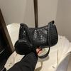 Niche geweven tas dames lente populaire crossbody tas buitenlandse stijl modieus en elegant schoudertas onderarmtas