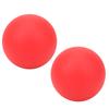 2pcs Silica Gel Massage Ball Yoga Fitness Ball for Pain Stress Relief Trigger Point TherapyRed