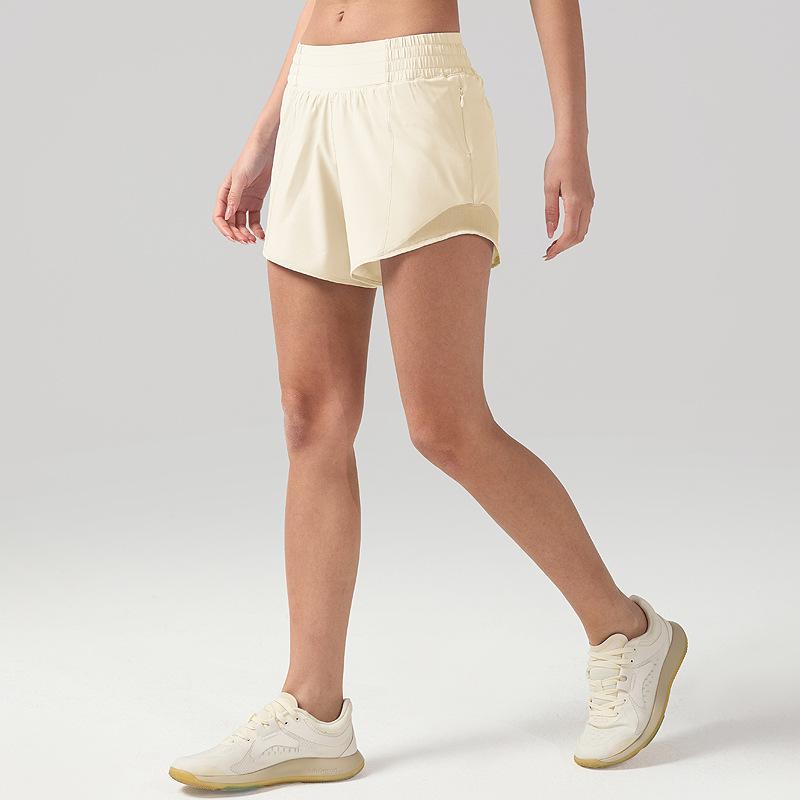 Summer Women's Anti-light Yoga Pants Cool Breathable Quick-drying Fitness Running Shorts