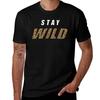 Stay Wild Ben Azelart T-shirt Casual Losse Pasvorm Zomer T-shirt