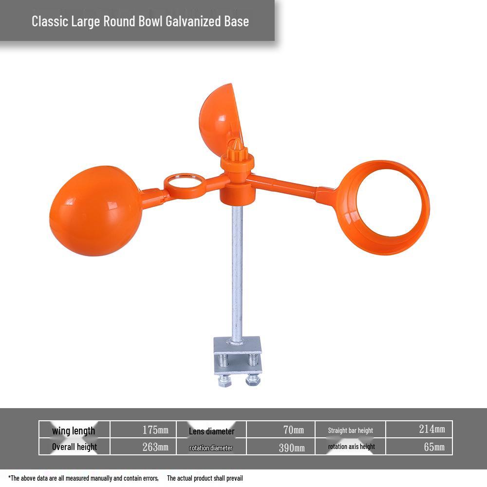 Solar Wind-Powered Reflective Bird Repeller for Outdoor Farms and Fish Ponds