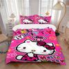 3pcs Hello Kitty Bedding Set. Soft and Comfortable with No Core Included (1x Duvet Cover + 2x Pillow Covers) Yy251031090
