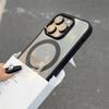 Luxury Magsafe Transparent Case For iPhone 16 15 14 13 12 11 Pro Max Mini Plus Magnetic Wireless Charge Cases Clear Cover