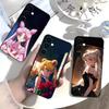Cartoon P-Sailor Moons Phone Case For Samsung Galaxy A73,21,22,32,71,53,52,51,80,5G Soft Black Cover