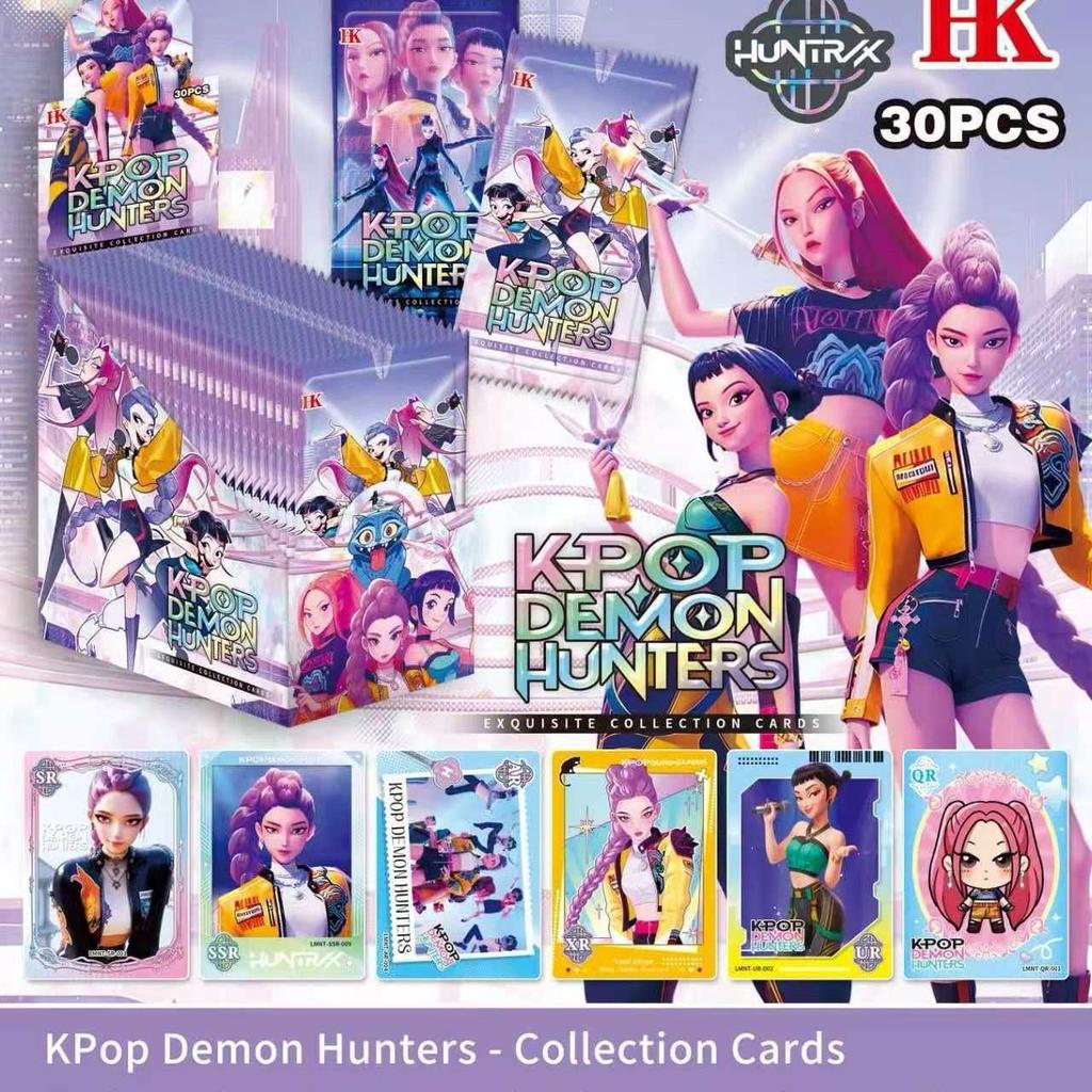 Nieuwe Demon Hunters Engelse Versie Verzamelkaarten, Kinder Cartoon Spel Ruilkaarten, Kinderspeelgoed Verzameling Kaarten