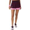 Mesh Skort Tennis Wear 2042A455 Ladies 500 M [ASICS] Women's (DARK AUBERGINE/BUBBLEGUM)