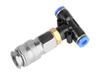 Pneumatic Tee-reducer 12 Mm / 6 Mm / 6 Mm, 10 Atm