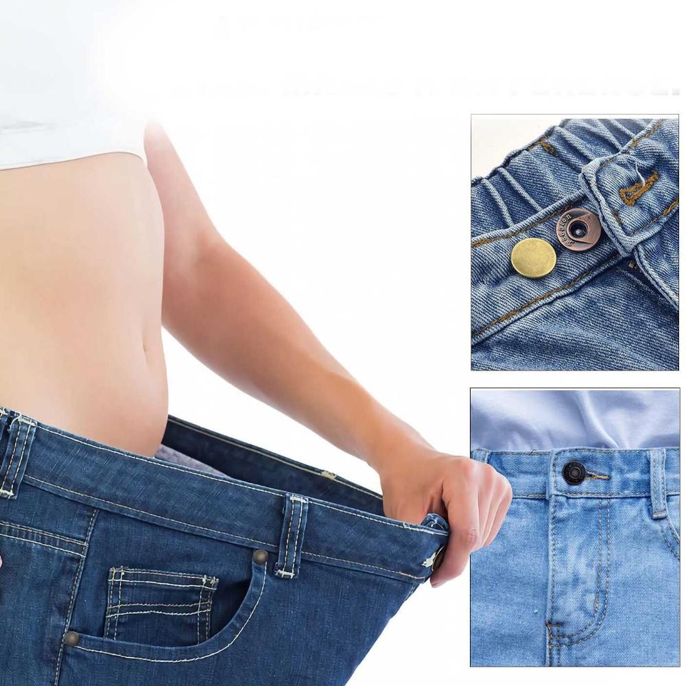 Apparel Sewing Removable Reduces Inch Pants Jean Button Pins Buttons Buttons For Jeans Fit Instant
