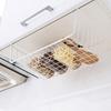 Hanging Basket Strong Load-bearing Large Capacity Simple Installation Under-Cabinet Shelf Organizer Slide-in Storage Basket