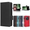 Xiaomi 13 Ultra Leather Flip Case with Card Holder - Lychee Pattern Protective Cover