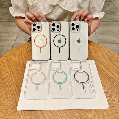 Ultradünn HD Klar für Magsafe Kabellose Ladehülle Für iPhone 16 15 14 13 12 11 Pro Max Plus Magnetische Hartplastik Slim Cover