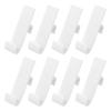 Plastic Hook Electric Towel Rack Bathroom Drying Versatile Use Lightweight Material Modern Design For Bathroom