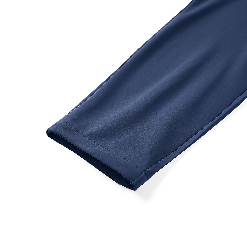 Skechers Basic Sports Series Comfortable Jogging Stretch Mid-Rise Knitted Pants Men Bottoms Navy-Blue P424M125-002Z