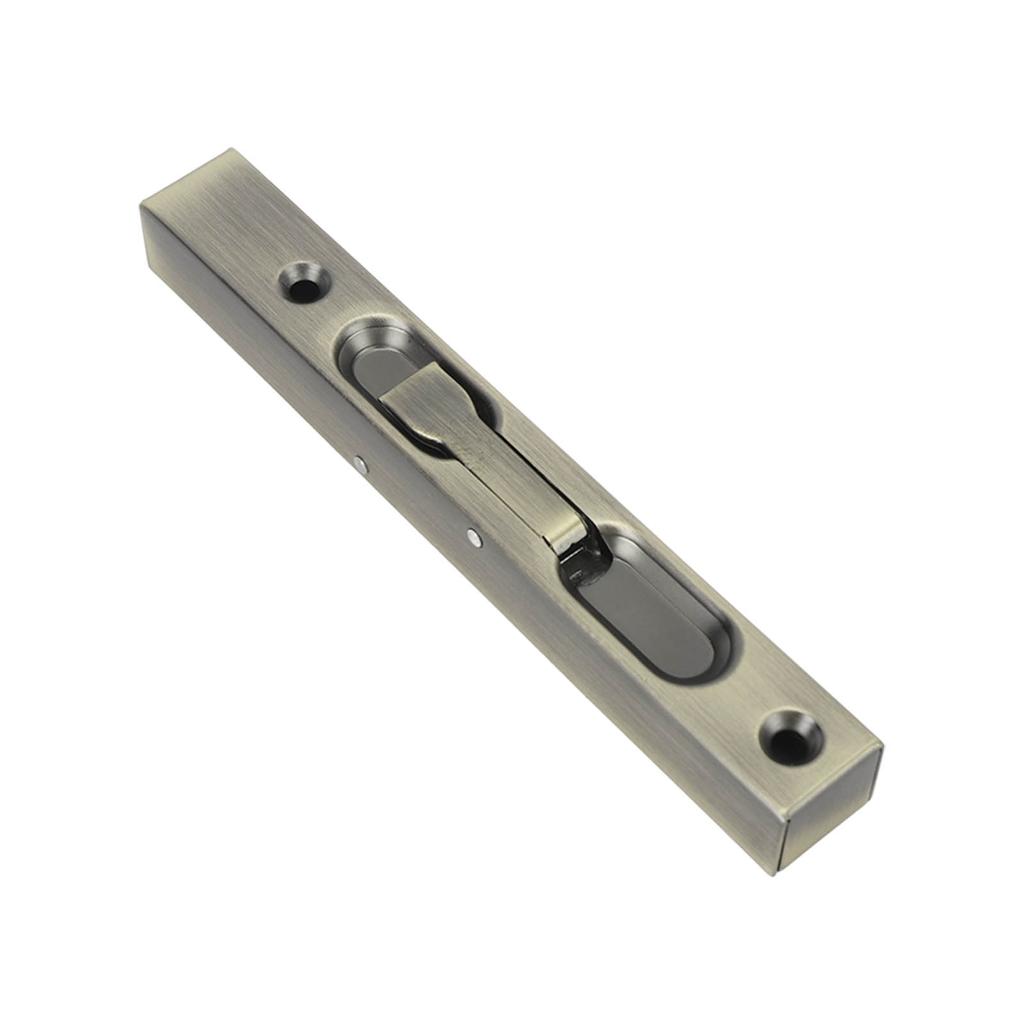 Slide Latch Slide Lock Thicken Aluminium Alloy Hidden Tube Easy Operation Slide Security Latch for