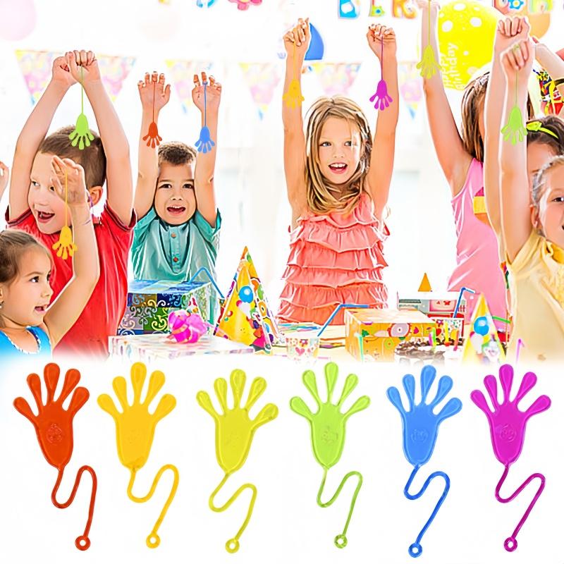 20 Stück Klassische Klebrige Hände Handflächen-Kletterspielzeug Geburtstagsfeier Scherzgeschenke Pinata Geschenke Sport-Themenparty Spielzeug Für Kinder Geschenk