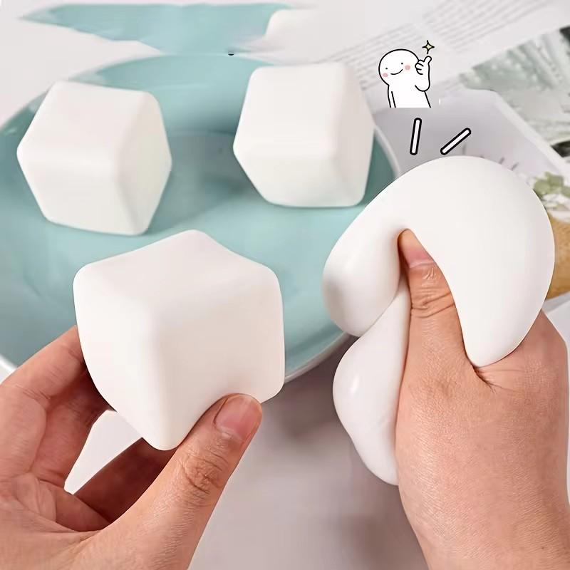 Squishy Tofu Stress Balls Autism Sensory Toys Stress  Anxiety Relief For Kids Adult Anti Stress Fidget Soft Water Ball Toys