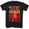NSYNC T-Shirt Mens Gradient Band Pop Music Timberlake Licensed New Black Cotton Unisex T-Shirt