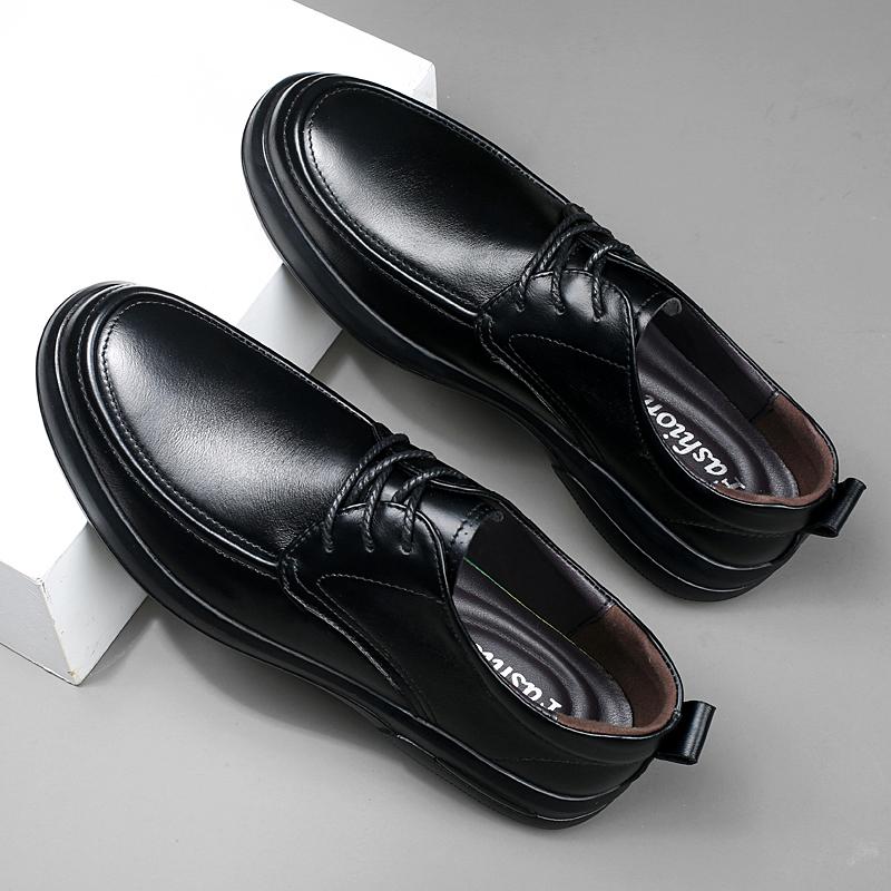 Men Sneakers Fashion Retro Leisure New Genuine Leather Casual Shoes for Men Cow Leather Oxfords Shoes Men Footwear